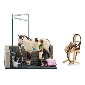 Image de Schleich 42104 - Box de Lavage pour Chevaux