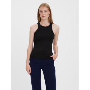 Vero Moda VMBIANCA SL Tank Top Noos Débardeur, Noir, XS Femme