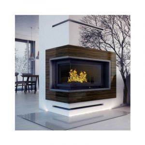 Azura Insert cheminée OLIWIA 18 BS vitre à gauche ouverture relevable