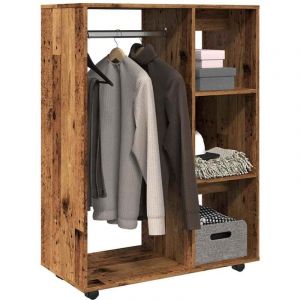 VidaXL Garde-robe vieux bois 80x40x110 cm bois d'ingénierie