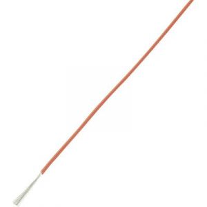 Image de Tru Components Fil de câblage LiY 1567230 1 x 0.50 mm² rouge 100 m