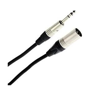Câble XLR Mâle 3b Jack Mâle Stéréo 3m Elite