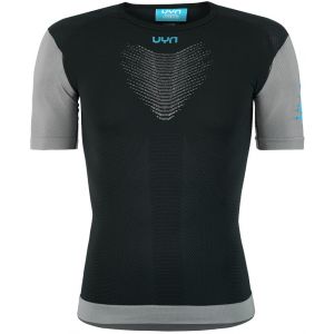 UYN PB42 Running Short Sleeve Shirt Men, noir L T-shirts course à pied