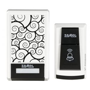 Zamel Sundi - Funk-T&uuml;rklingel, erfordert Keine spezielle Elektroinstallation mit Fernbedienung, 36 Polyphone Kl&auml;nge, Betrieben mit 3X AAA-Batterie, Lautst&auml;rke Von 80 DB, ST-910 Tango