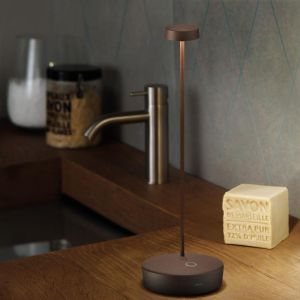Zafferano Swap Pro Lampe de table LED, sur batterie, avec variateur, LD1010R3,