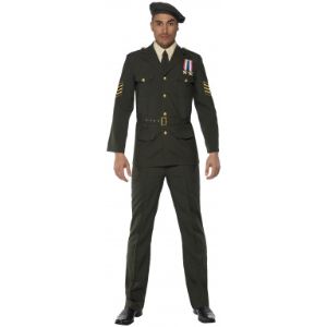 Déguisement officier militaire homme