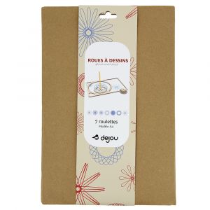 Roues à dessin à monter en bois A4