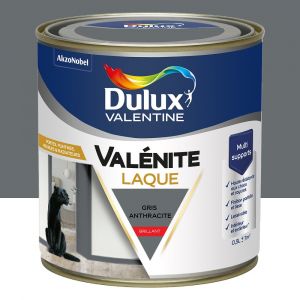 Laque Acrylique Valénite Brillant-Gris Anthracite-0.5L