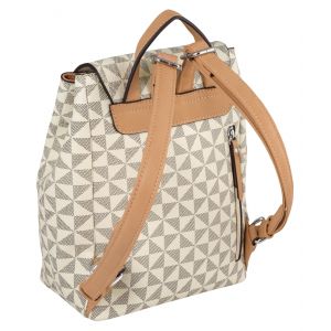 Gabor Barina, Sac Dos Femme, Blanc mélangé, 24x11,5x28