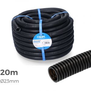 Gaine Électrique icta Ø32mm Noir Usage Intérieur 20m