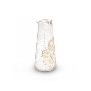 Pip studio 51074002 Pot à Eau Royal Golden Flowers, Transparent