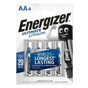 Energizer Pile au lithium AA 1.5 V Ultimate 4-Blister