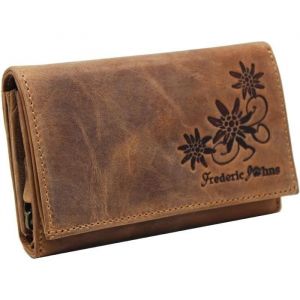 Portefeuille Femme Cuir - Porte Monnaie Femme en Cuir - Portefeuille en Cuir véritable - Portefeuille Femme - Look Vintage - modèle