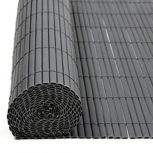 Estexo Brise-vue en PVC pour clôture balcon 1,80 x 4 m gris