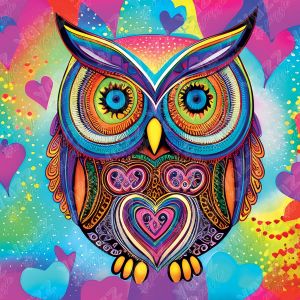 Image de Puzzle 1023 piÃ¨ces : Hibou mignon