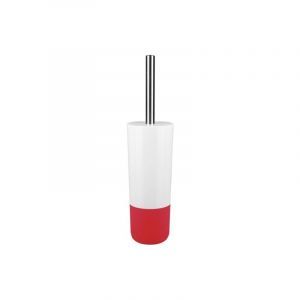 Spirella Brosse WC avec Support MOJI Rouge & Blanc