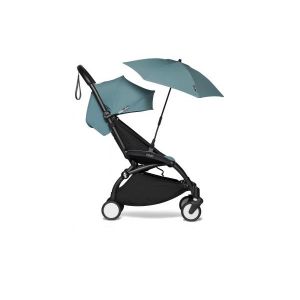 Image de Babyzen Poussette pour cabine avion et ombrelle aqua noir 6+