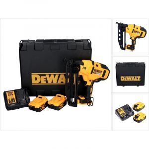 Dewalt DCN660P2 Cloueuse sans fil 32-63 mm 18V Brushless + 2x Batteries 5,0 Ah + Chargeur + Coffret
