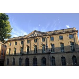 Ceanothe Toile 45X65 Place Hotel De Ville Aix