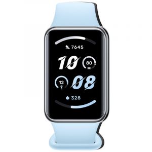 Honor Bracelet Bleu, Tracker Multisport, Ecran AMOLED 1,57 Pouces, 96 Modes de Mouvement, Compatible avec Samsung Galaxy S22, iPhone 14, Google Pixel 7
