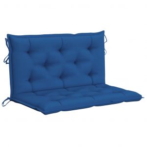 VidaXL Coussin de balancelle Bleu 100 cm Tissu