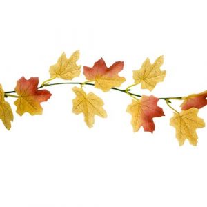 Ruedelafete Guirlande artificielle feuilles érable 1.70m orange - hobi fgu4012o