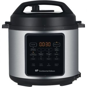 Continental Edison Multicuiseur Autocuisuer Sous Pression Cemcsp10006l 6 L 1000 W Noir Et Inox