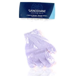 Image de Sanodiane 2 Gants de massage tonifiant