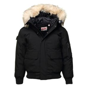 Schott Parka à capuche 10-16 ans Noir - Taille 10 ans;12 ans;14 ans;16 ans;8 ans