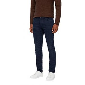 Selected Jeans Slim Leon 6155 Super Stretch 32 Blue Black Denim
