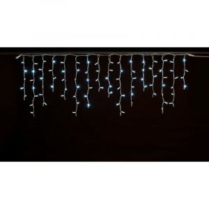 Toolland Light Creations Simply-connect pro line - stalactite de glace - 2 x 0.70 m - 88 led - blanc - câble blanc - 230 v
