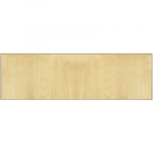VidaXL Tapis rectangulaire naturel clair 60x200 cm bambou