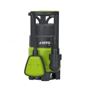Vito Pompe de relevage Eaux us&eacute;es 400W Pompe Vide-Cave Flotteur Inox Inondation Egouts Caves