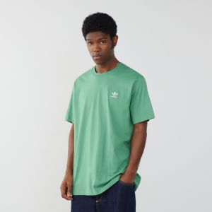 Adidas Tee Shirt Essential Trefoil Vert/rose