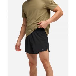 Hoka Short avec slip intégré Glide 13 cm pour Homme en Black Taille L | Shorts