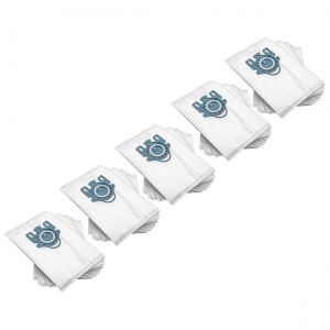 Vhbw 50x Sacs compatible avec Miele Gold Metallic Power, Graphite, Graphito aspirateur - microfibres non tissées, 27,5cm