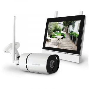 Avidsen Kit dvr sans fil moniteur+caméra 4 canaux portée max. 15m blanc - 123412