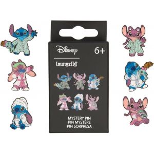 Funko Loungefly - Disney - Stitch - Stich & Angel in Pyjamas Enamel Pin - 1 of 6 to Collect - Styles Vary - Lilo and Stitch - Boîte Mystère Pin en Émail