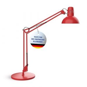 Maul Lampe de bureau à LED study, avec pied, rouge