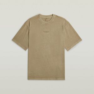 Image de G-Star Raw Homme T-Shirt Overdyed Center Chest Boxy, Beige (safari gd D24780-C756-C805), M