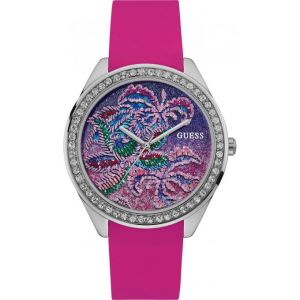 Image de Guess W0960L1 - Montre pour femme avec bracelet en silicone