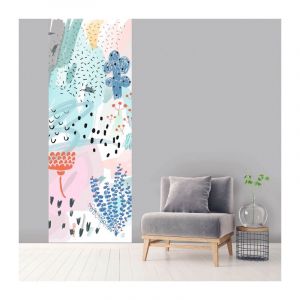 Rendez Vous D&eacute;co L&eacute; unique vertical Tr&eacute;sor 100 x 270 cm - Multicolore