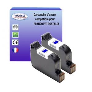 T3Azur Cartouc compatible avec FP 30 / 45 / 65 / 85 / 100 / 450 / 850 580052302600 ENCRE BLEUE (TYPE AE / AT) T3AZUR
