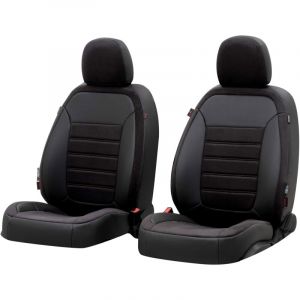 Walser Housse de siège Bari pour Renault Kadjar (HA, HL) 06/2015-auj., 2 housses de siège pour les sièges normaux 9001778389619