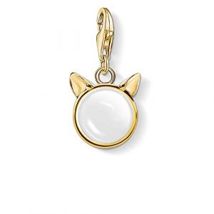 Image de Thomas Sabo Pendentif Charm Argent sterling 925, doré or jaune 18 carats Jaune