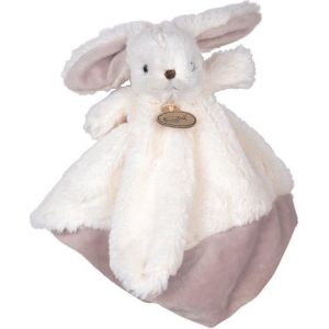 Babynat Doudou Les Flocons : Lapin plat