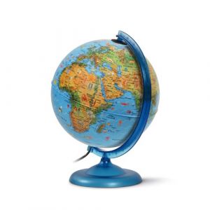 Image de JPC Globe lumineux KID, bleu, 250 mm, texte francais