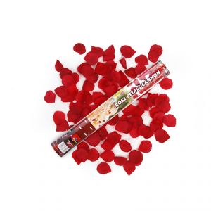 Canon &agrave; confettis p&eacute;tales de rose (40 cm)