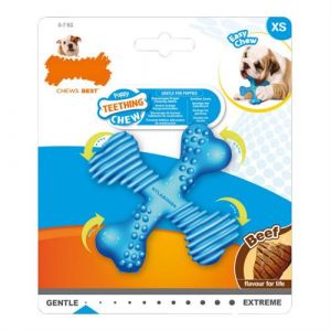 Jouet pour chien Nylabone Croi Nylon Veau Chiots Viande de bœuf