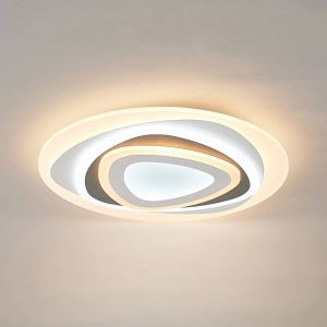 Plafonnier LED Lindby Rebeka, &Oslash; 70 cm, CCT, t&eacute;l&eacute;commande